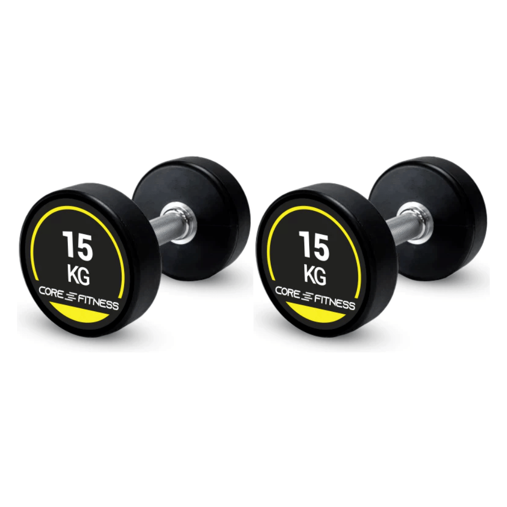 ดัมเบลหุ้มยาง CORE-FITNESS P5938 - 1 ชิ้น 17.5 KG._0